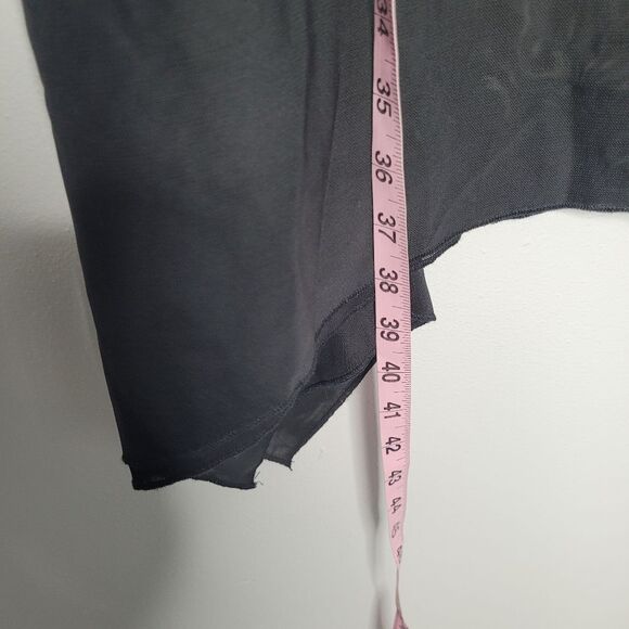 KILLSTAR Black Semi Sheer Pull On Witchy Goth Rave Maxi Skirt Size Small - Picture 6 of 6